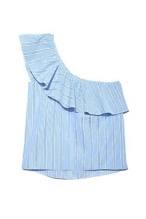 Блуза CONTE ELEGANT (blue-white) #148654