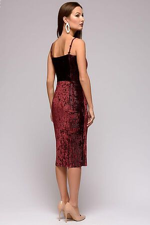 Платье 1001 DRESS (Бордовый) DM00896BO #150968