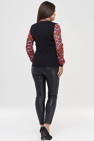 Блуза VAY (Черный/Красный) 192-3544-001/1065-2 #152333
