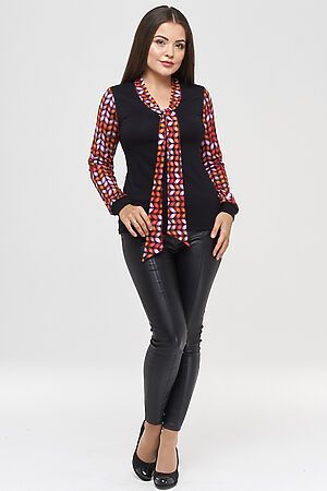Блуза VAY (Черный/Красный) 192-3544-001/1065-2 #152333
