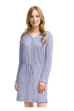 Платье CLEVER (Св.фиолетовый/молочный) LDR18-737 #152853