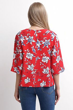 Блуза CLEVER (Красный/молочный) 292183шкн #153660