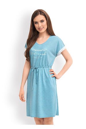 Платье CLEVER (Меланж голубой/молочный) LDR19-782 #153991