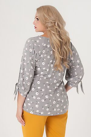 Блуза SPARADA (Серый/серые цветы) бл_дороти_01серцв #154141