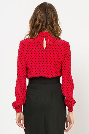 Блуза REMIX (Красный/крупный горох) 6676/1 #154637