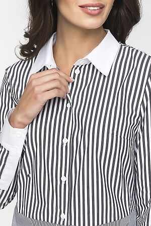 Блуза GLOSS (Черный/Белый) 25172-10 #154948