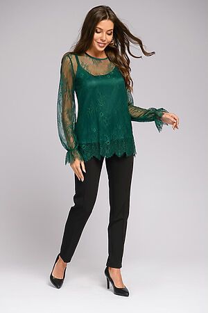 Блуза 1001 DRESS (Изумрудный) DM01691EM #157754