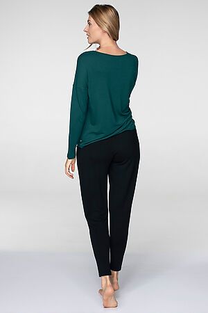 Комплект (Кофта+брюки) KEY (Зеленый/Черный) #158729