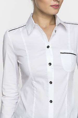 Рубашка GLOSS (Белый, черный	) 25156-01 #159945