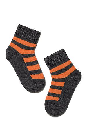 Носки CONTE KIDS (Темно-серый/Оранжевый) #165130