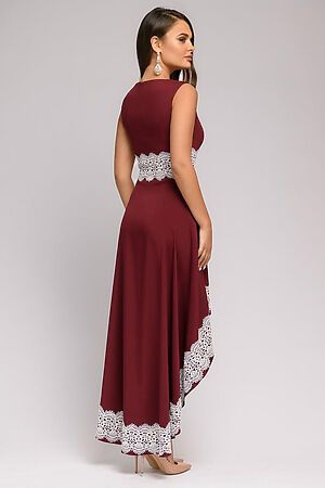 Платье 1001 DRESS (Бордовый/Белый) DM00951BO #165885