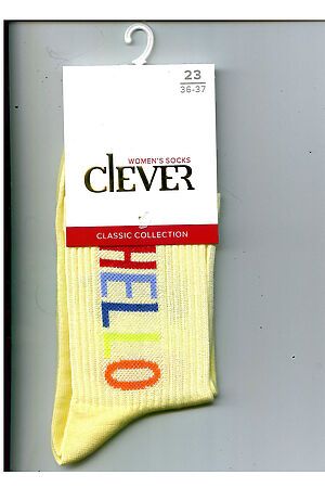 Носки CLEVER (Св.жёлтый) Д340 #170830