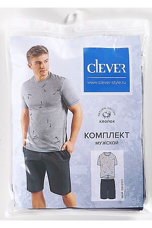 Комплект (футболка+шорты) CLEVER (Красный/т.синий) MHP491312/2 #170973