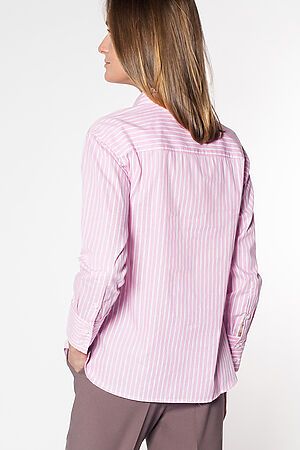 Рубашка VILATTE (Розовый-белый) D29.671 #172128