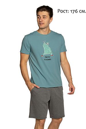Комплект (футболка+шорты) PELICAN (Морская волна) MFATH6796 #172619