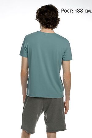 Комплект (футболка+шорты) PELICAN (Морская волна) TFATH6796 #172724
