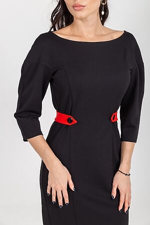 Платье LADY TAIGA (Черный / красный) П1204-11 #173232