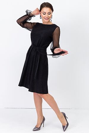Платье LADY TAIGA (Черный с блеском) П1170-15 #173262