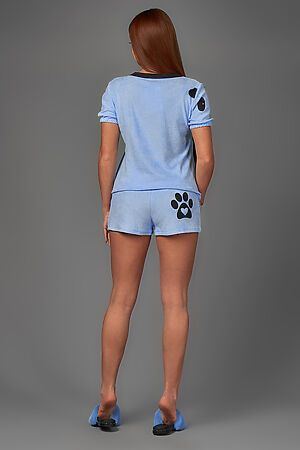 Пижама Старые бренды (Голубой) ЖК 012 #173401