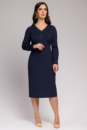 Платье 1001 DRESS, темно-синий DA00066BL #173426 купить с доставкой в интернет-магазине OptMoyo.ru