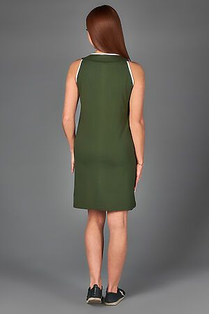 Платье Старые бренды (Хаки) П 771 #173615