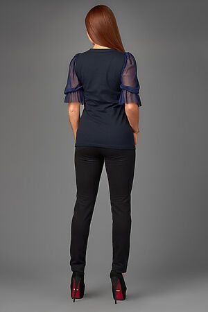Блуза Старые бренды (Темно-синий) Ф 268 #173648