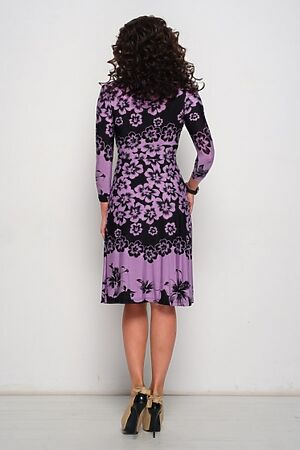 Платье LADY TAIGA (Фиолетовый/черный) П642-6 #174305