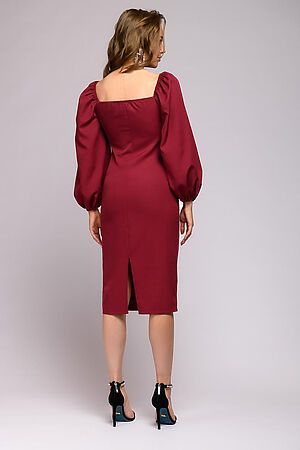 Платье 1001 DRESS (Бордовый) 0112001-30061BO #174934