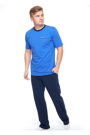 Комплект (брюки+футболка) CLEVER (Синий/т.синий) MHP570220 #176020