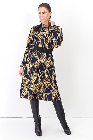 Платье LADY TAIGA (Синий/Золотой) П1253-15 #176047