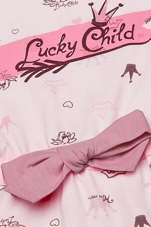 Платье LUCKY CHILD (Розовый) 45-62К #176995