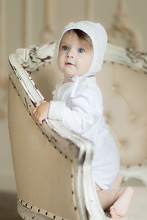 Боди крестильный LUCKY CHILD (Белый) К1-5 #177155