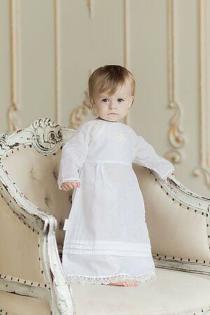 Рубашка крестильная LUCKY CHILD (Белый) К1-6м #177175