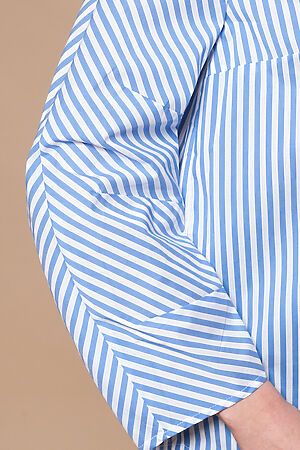 Блуза VILATTE (Белый-голубой) D29.657 #185020