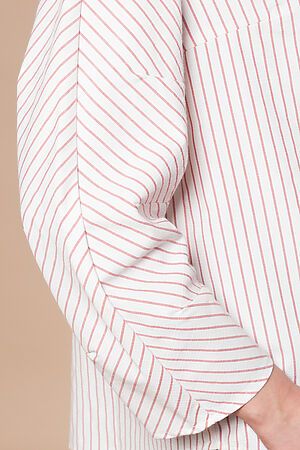 Блуза VILATTE (Белый-розовый) D29.657 #185022