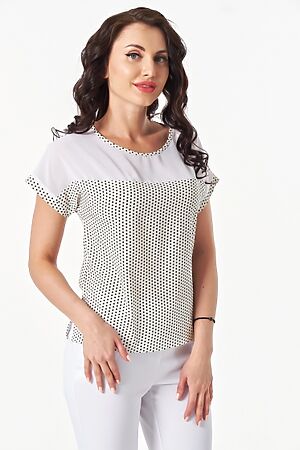 Блуза LADY TAIGA (Молочный) Б801-1 #186516
