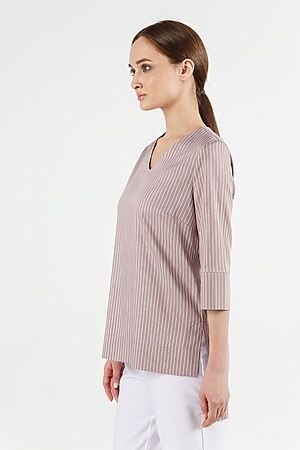 Блуза REMIX (Бежевый, белая полоса) 6701/2 #186545