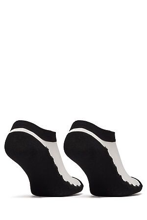 Носки LE CABARET (Белый, черный) 204301 #188064