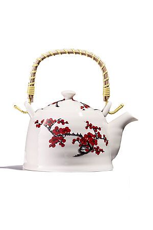 Заварочный чайник "Алеф" Nothing Shop (Белый, ярко-красный, черный) 214497 #189117