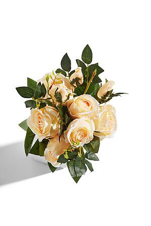 Интерьерный букет Цветы любви из 7 веточек розы Nothing But Love (Бежевый, зеленый) 203719 #189885