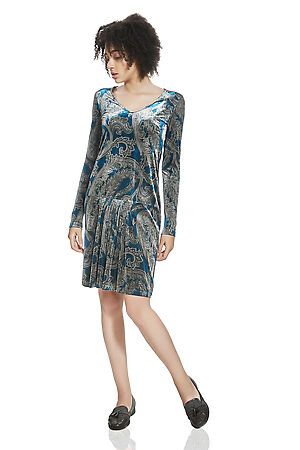 Платье MERSADA (Светло-серый, темно-синий) 57723 #193301