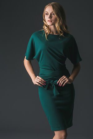 Платье MERSADA (Темно-зеленый) 93843 #193418