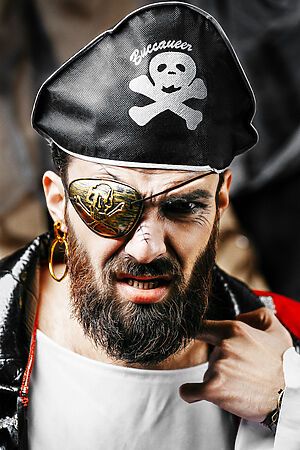 Набор аксессуаров: пират LA MASCARADE (Черный) 103743 #194565