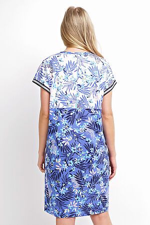 Платье CLEVER (Молочный/синий) LDR20-827 #194852