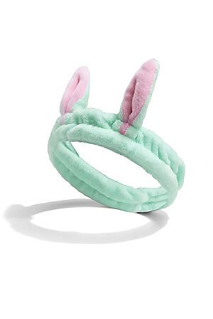 Косметическая повязка "Плюшевый кролик" КРАСНАЯ ЖАРА (Светло-зеленый) 214038 #195569