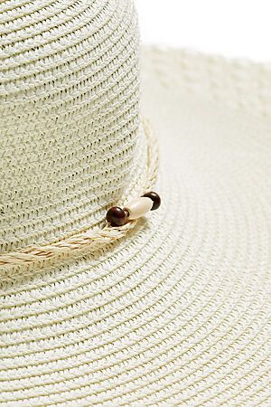 Плетеная шляпа Под жарким солнцем Фиджи с мягкими полями Nothing But Love (Кремовый) 202045 #195729