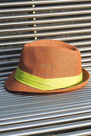Шляпа КРАСНАЯ ЖАРА (Оранжевый, салатовый) 98311 #195751