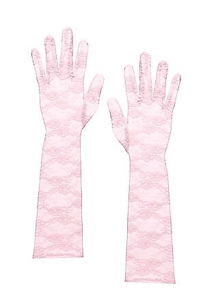 Ажурные перчатки "Призрачная красота" LE CABARET (Светло-розовый) 206393 #195843