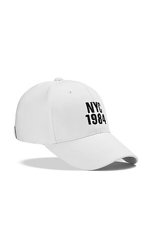 Бейсболка "Нью-Йоркские ночи" КРАСНАЯ ЖАРА (Белый, черный) 204932 #195944