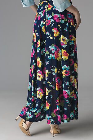 Юбка-брюки MERSADA (Темно-синий, ярко-розовый) 99384 #196031